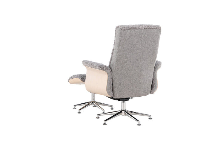 Venture Home Hagön Lounge Chair - Grey/Whitewash