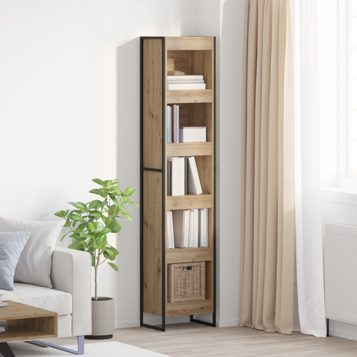 Bogskab Artisan eg 40 x 30 x 189,5 cm Konstrueret træ