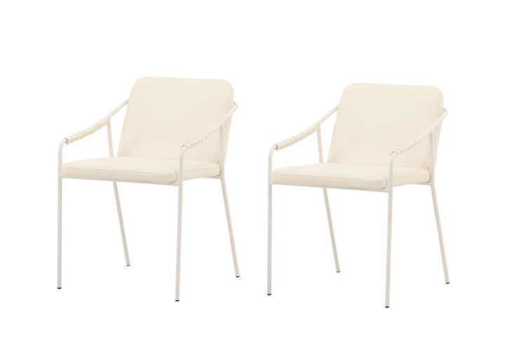 Venture Home Tvist Dining Chair 2-pack - Beige / Beige PU