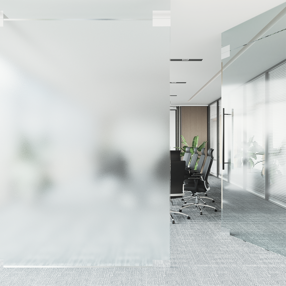 Selvklæbende Vinduesfolie Frostet grå 90 x 2000 cm PVC