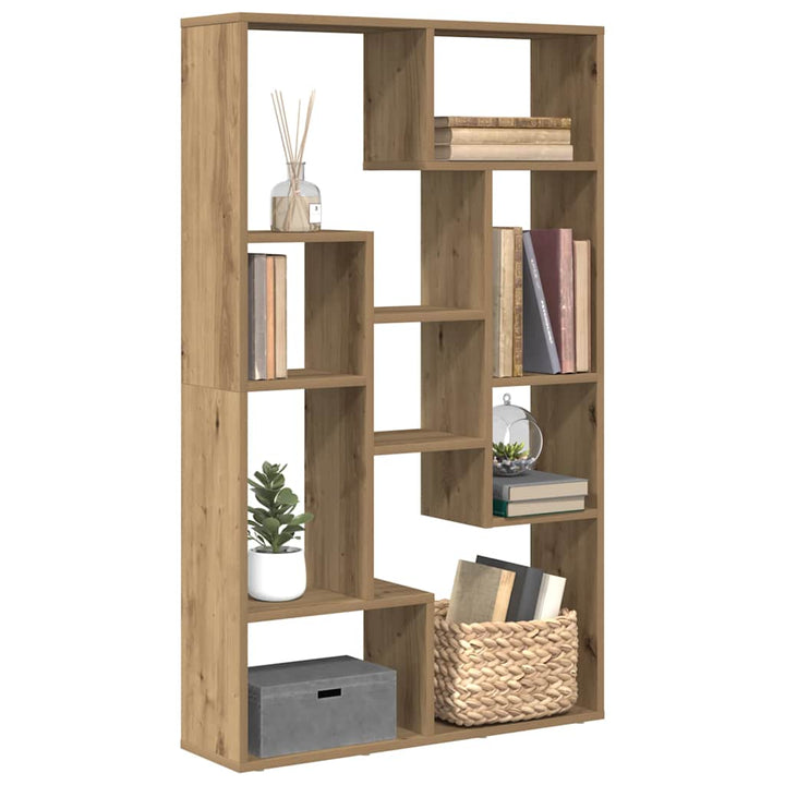 bogreol 72x20x120,5 cm konstrueret træ kunsteg