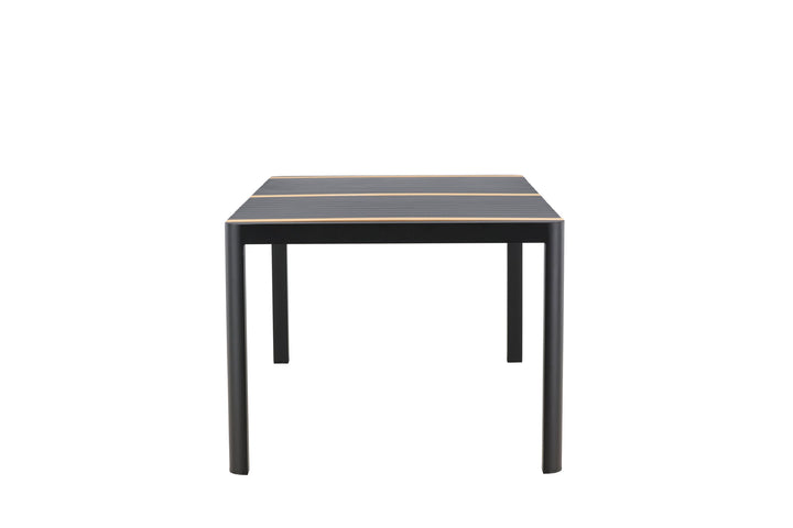 Venture Home Togo - Dining Table- Black / Teak - Allu / Teak - 200*100
