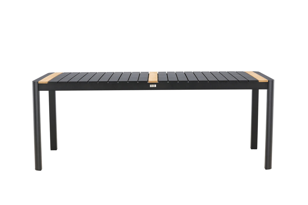 Venture Home Togo - Dining Table- Black / Teak - Allu / Teak - 200*100