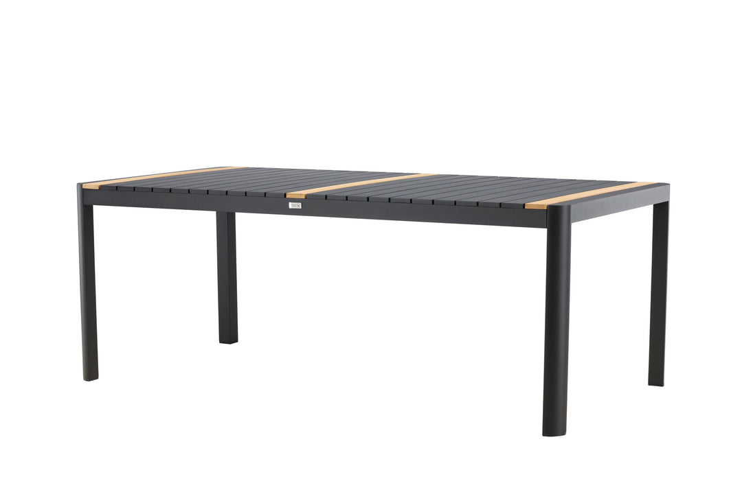 Venture Home Togo - Dining Table- Black / Teak - Allu / Teak - 200*100
