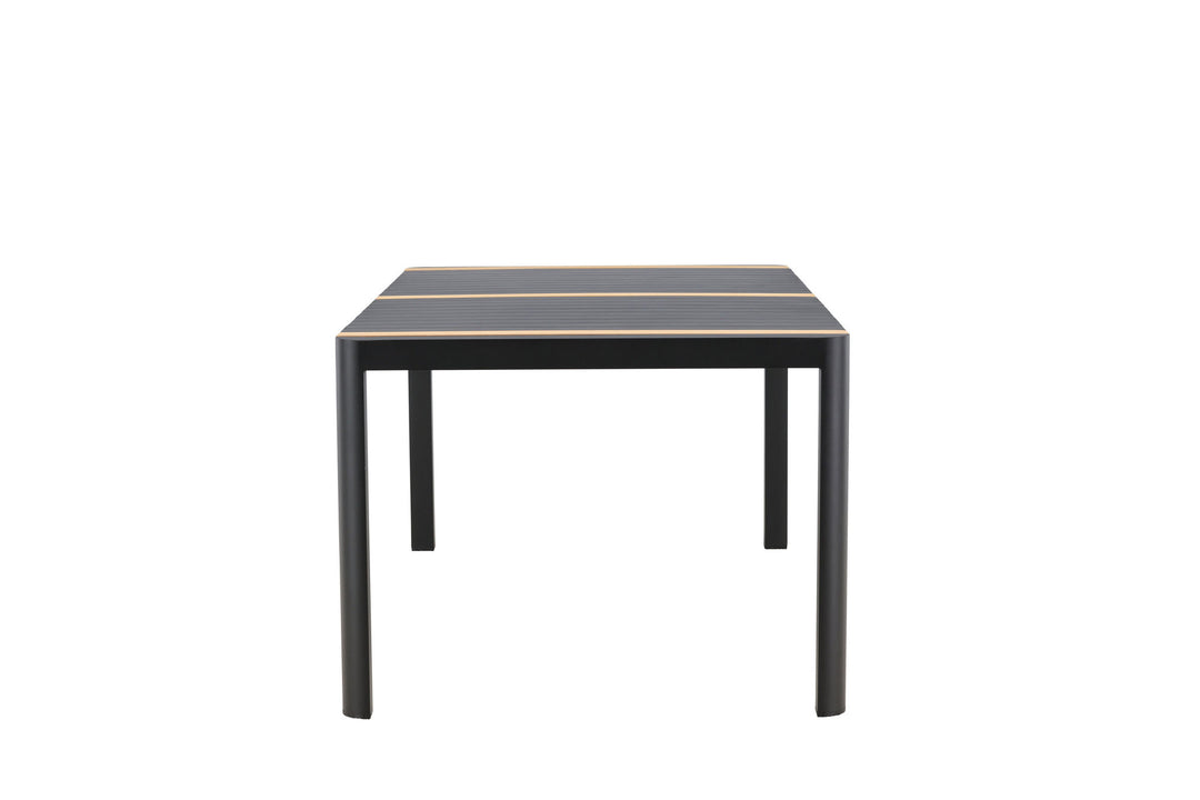 Venture Home Togo - Dining Table- Black / Teak - Allu / Teak - 200*100