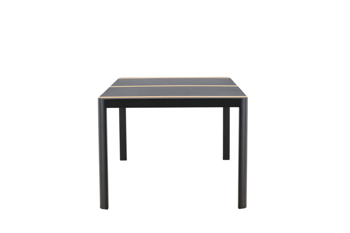 Venture Home Togo - Dining Table- Black / Teak - Allu / Teak - 200*100