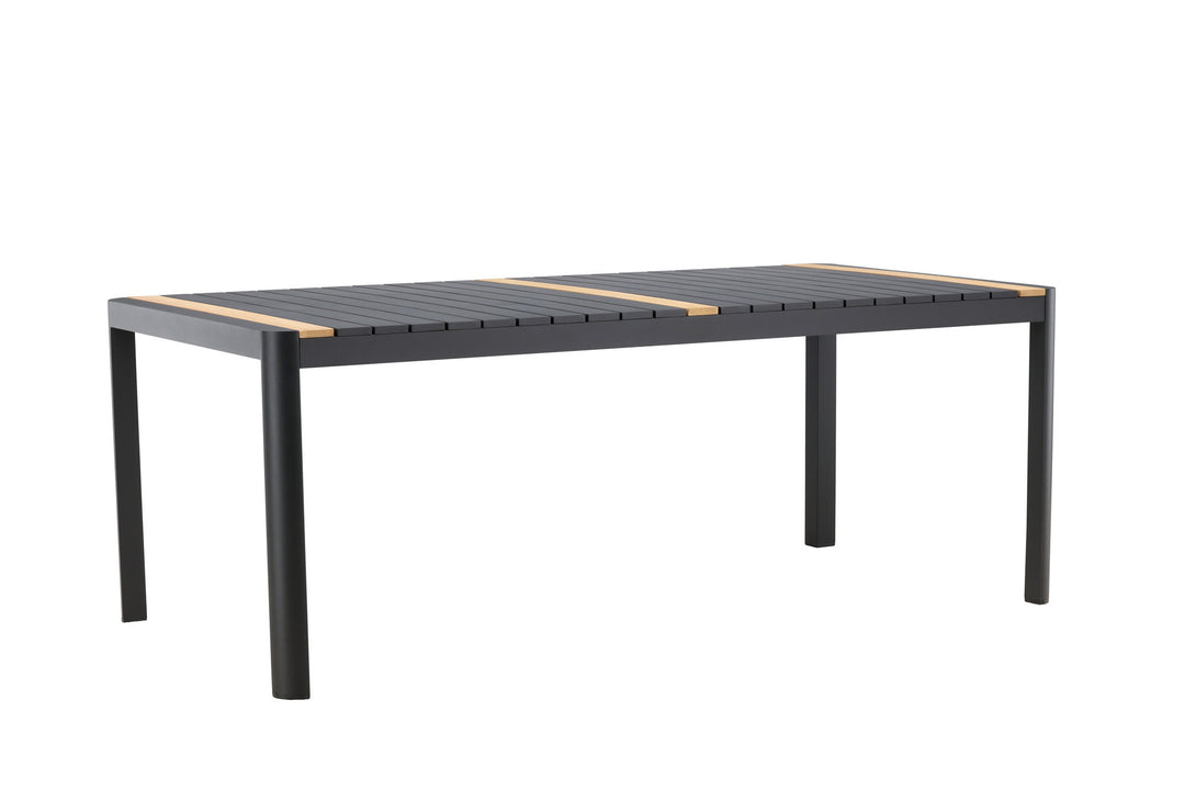 Venture Home Togo - Dining Table- Black / Teak - Allu / Teak - 200*100