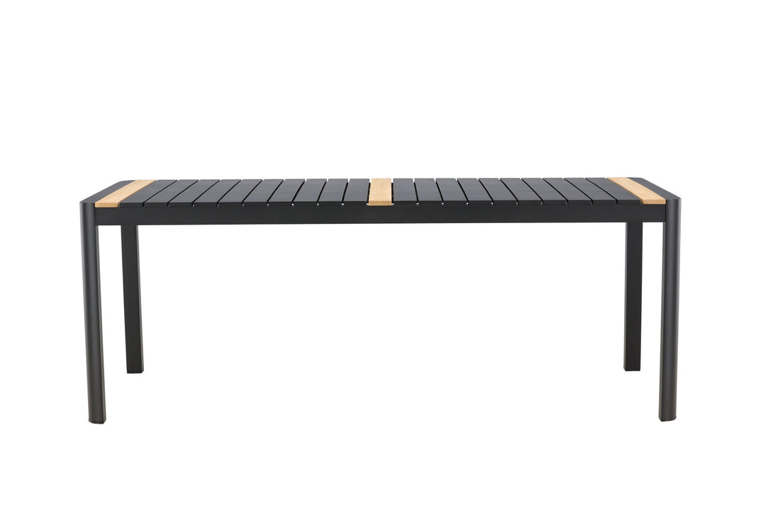 Venture Home Togo - Dining Table- Black / Teak - Allu / Teak - 200*100