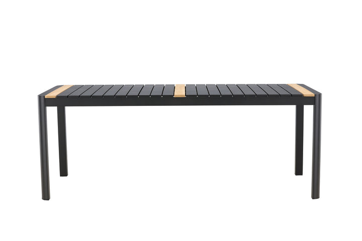 Venture Home Togo - Dining Table- Black / Teak - Allu / Teak - 200*100