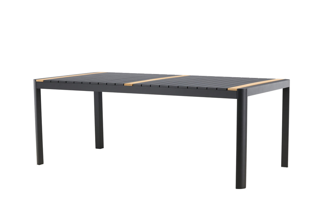 Venture Home Togo - Dining Table- Black / Teak - Allu / Teak - 200*100