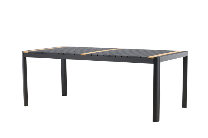 Venture Home Togo - Dining Table- Black / Teak - Allu / Teak - 200*100