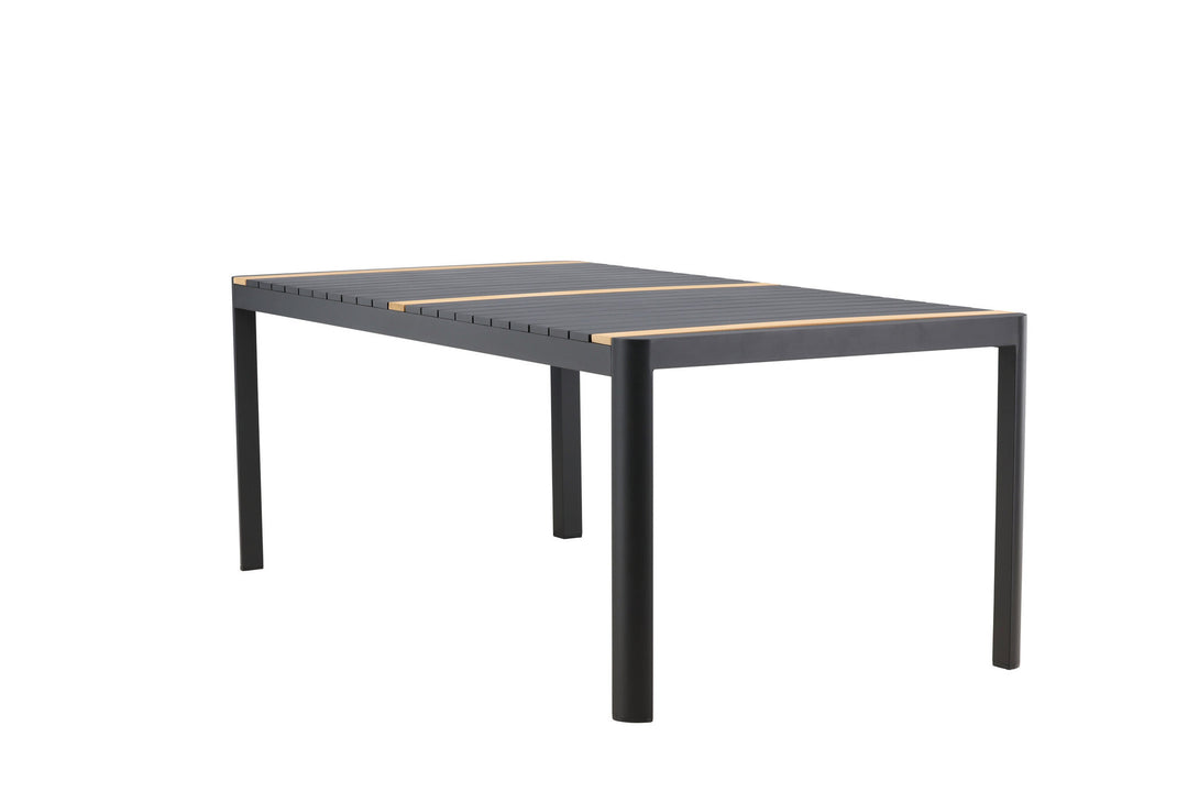 Venture Home Togo - Dining Table- Black / Teak - Allu / Teak - 200*100