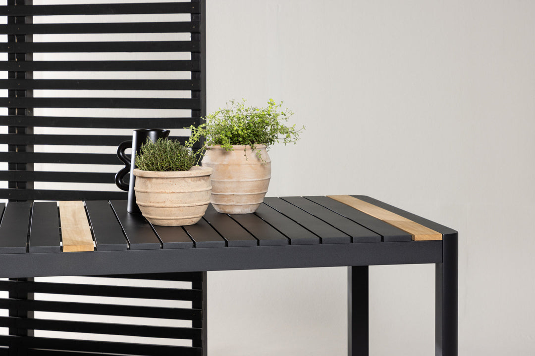 Venture Home Togo - Dining Table- Black / Teak - Allu / Teak - 200*100