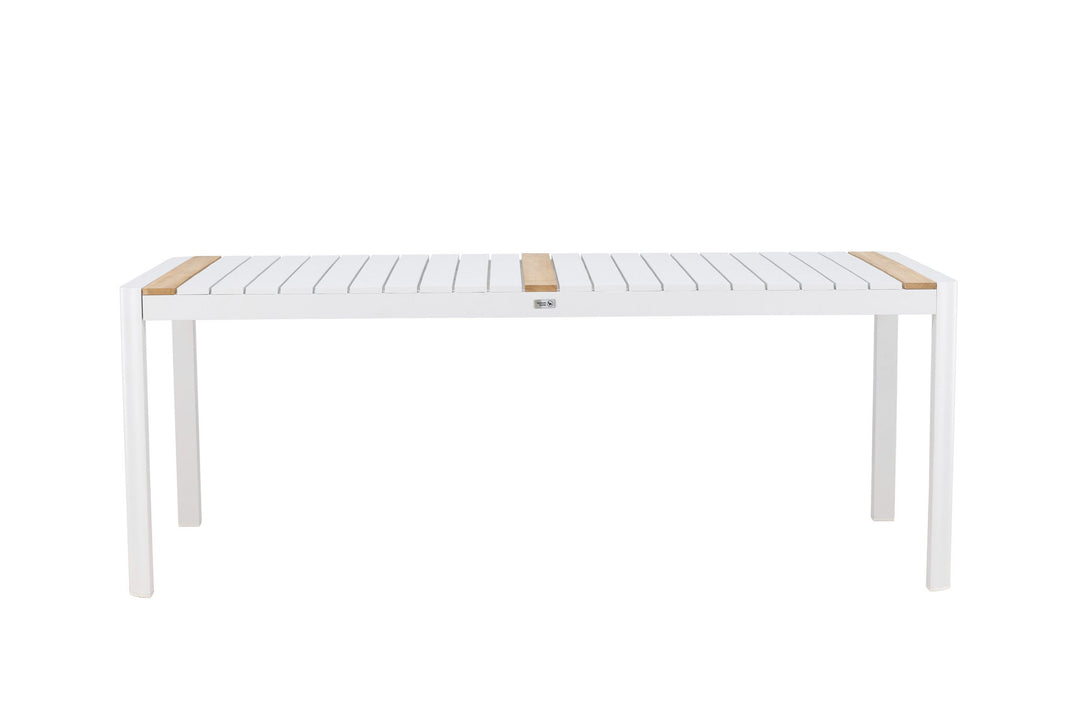 Venture Home Togo - Dining Table- White / Teak - Allu / Teak - 200*100