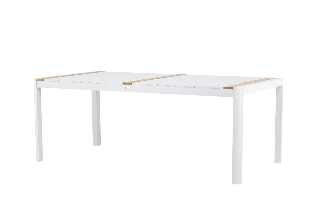 Venture Home Togo - Dining Table- White / Teak - Allu / Teak - 200*100