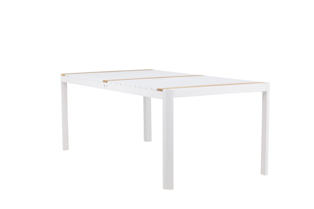 Venture Home Togo - Dining Table- White / Teak - Allu / Teak - 200*100