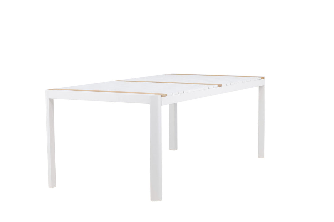 Venture Home Togo - Dining Table- White / Teak - Allu / Teak - 200*100