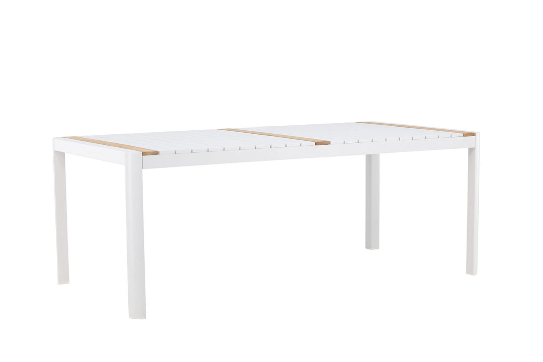 Venture Home Togo - Dining Table- White / Teak - Allu / Teak - 200*100