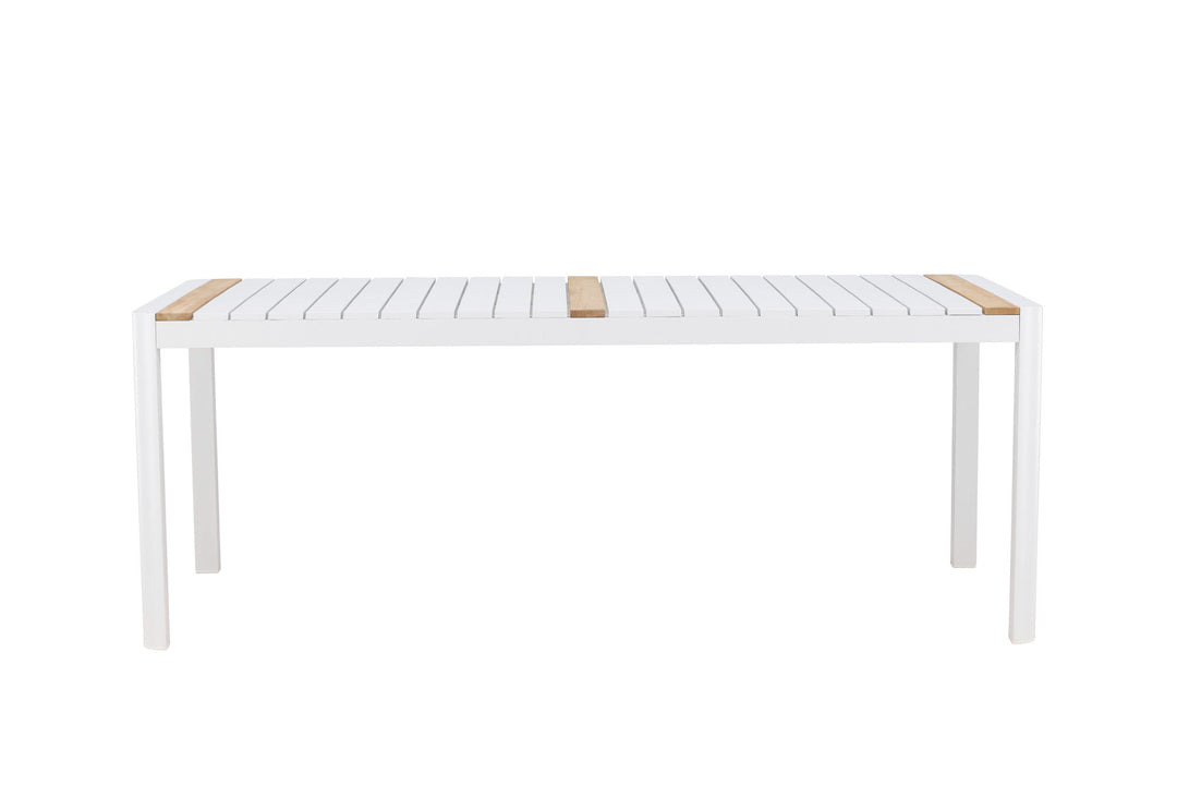 Venture Home Togo - Dining Table- White / Teak - Allu / Teak - 200*100