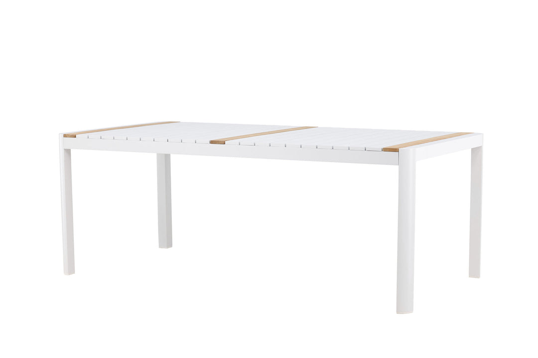 Venture Home Togo - Dining Table- White / Teak - Allu / Teak - 200*100