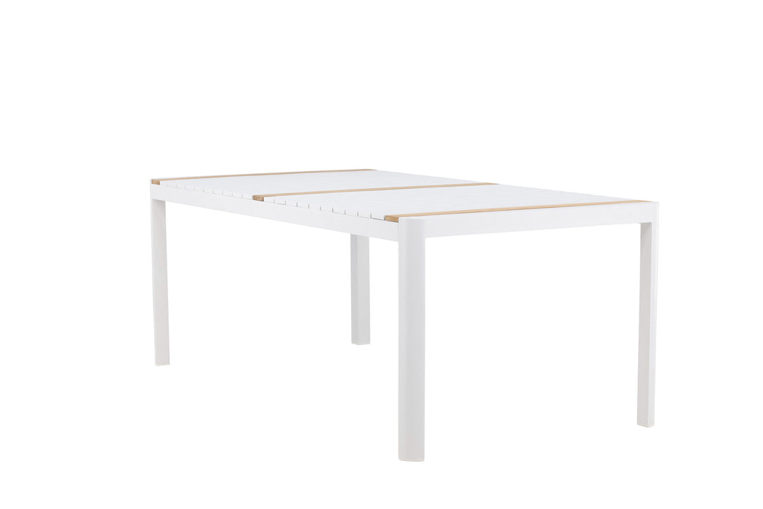Venture Home Togo - Dining Table- White / Teak - Allu / Teak - 200*100