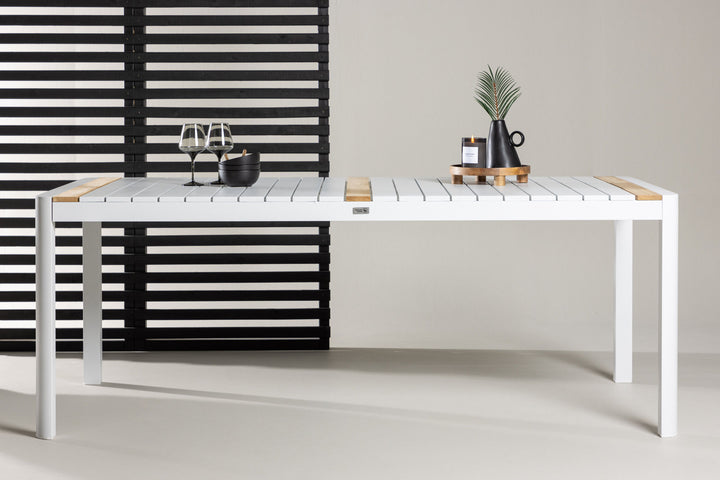 Venture Home Togo - Dining Table- White / Teak - Allu / Teak - 200*100