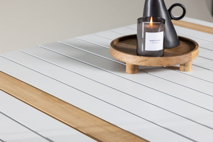 Venture Home Togo - Dining Table- White / Teak - Allu / Teak - 200*100