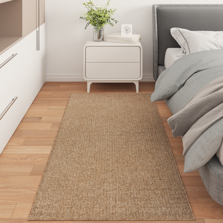 Områdetæpper Rektangulær AGIRA Naturfarvet 150 x 80 cm