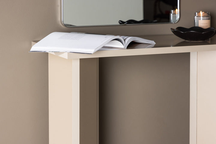 Vind Kristansund Desk - Beige / Beige MDF