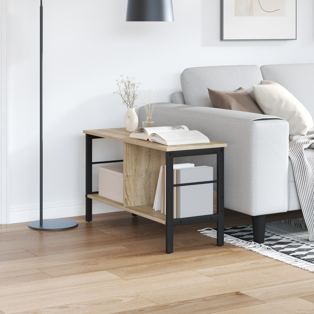 Bogreol Sonoma eg 82 x 32 x 47 cm Konstrueret træ