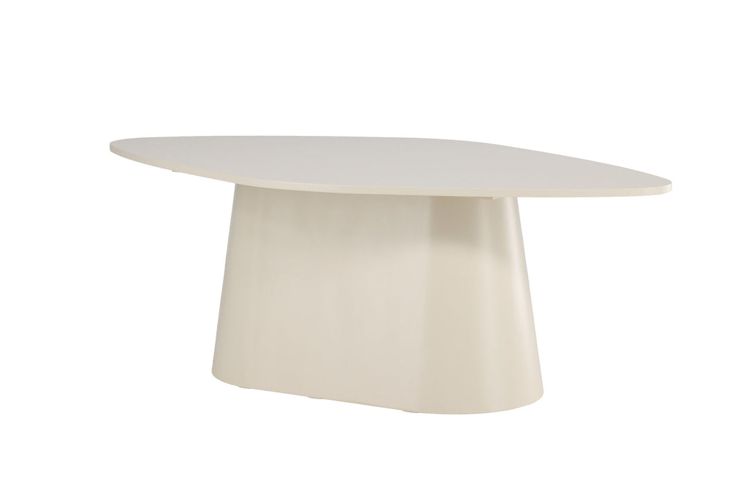 Vind Diamond Dining Table 210x110x75 cm - MDF Beige PU Lacquer Painting FSC 100%