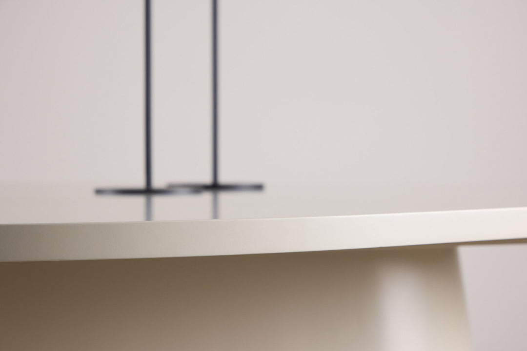 Vind Diamond Dining Table 210x110x75 cm - MDF Beige PU Lacquer Painting FSC 100%