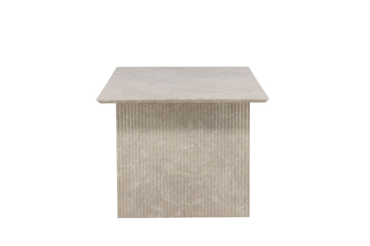 Venture Home Vail spisebord 100x200 cm - Beige marmorlook /