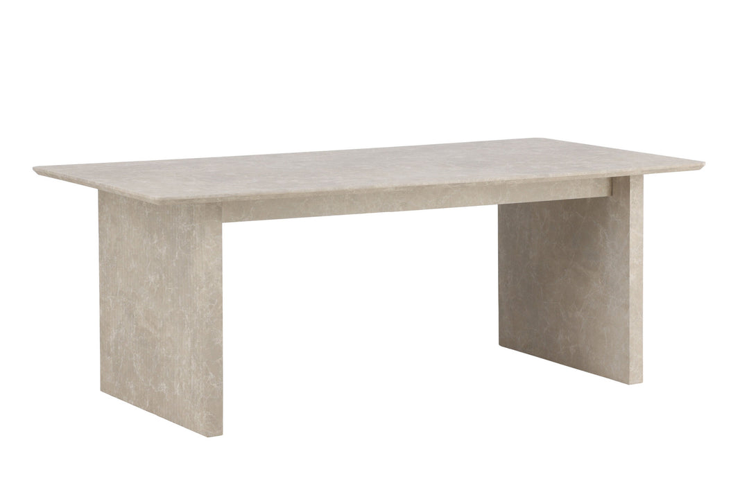 Venture Home Vail spisebord 100x200 cm - Beige marmorlook /