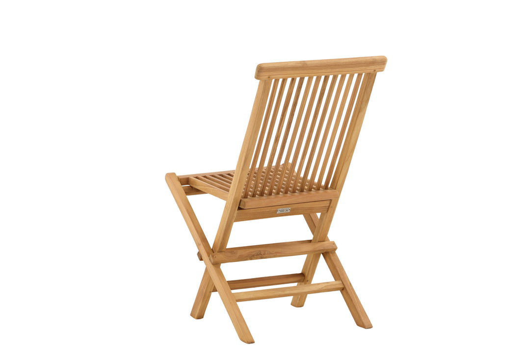 Venture Home Kenya Folding Chair W/O Armrest 2-pack - Teak
