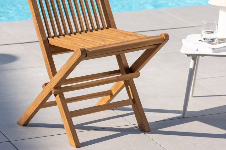 Venture Home Kenya Folding Chair W/O Armrest 2-pack - Teak