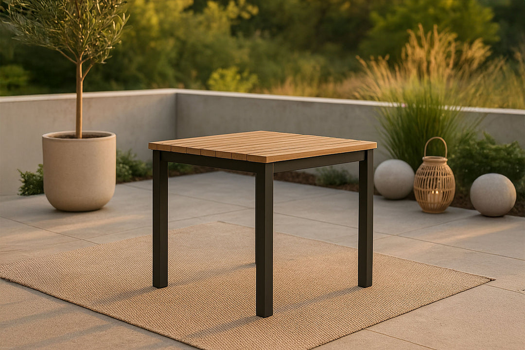 Venture Home Mexico Side table 40*40 - Black/Teak