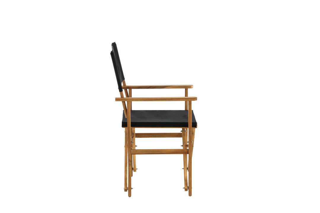 Venture Home Marion - Editors Chair 2-pack - Nature / Black - Acacia -