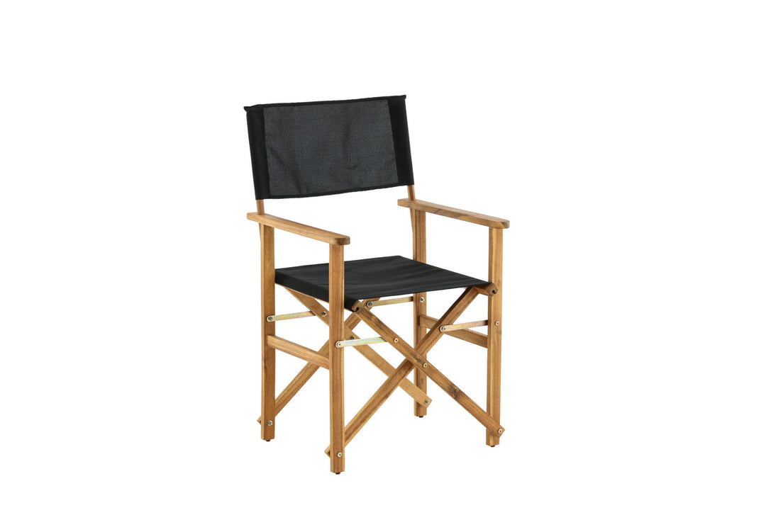Venture Home Marion - Editors Chair 2-pack - Nature / Black - Acacia -