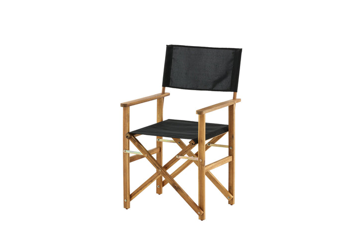 Venture Home Marion - Editors Chair 2-pack - Nature / Black - Acacia -