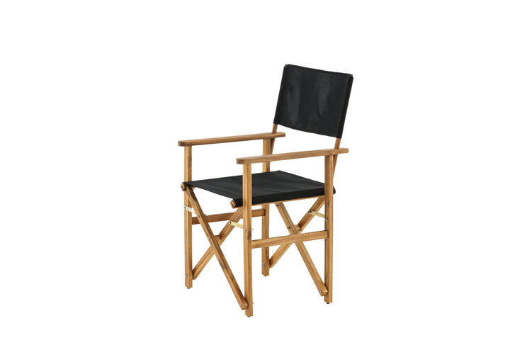 Venture Home Marion - Editors Chair 2-pack - Nature / Black - Acacia -