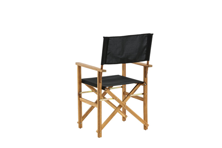 Venture Home Marion - Editors Chair 2-pack - Nature / Black - Acacia -