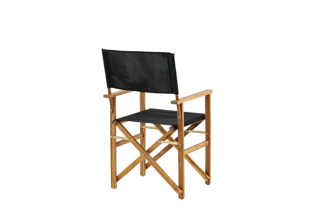 Venture Home Marion - Editors Chair 2-pack - Nature / Black - Acacia -