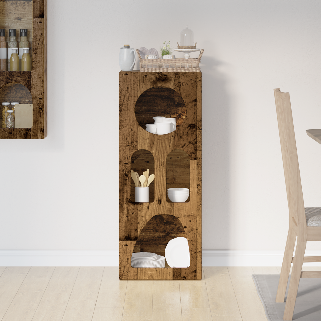 Sideboard ELST Gammelt træ 40 x 35 x 100.5 cm Konstrueret træ