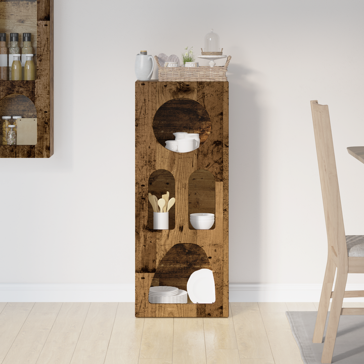 Sideboard ELST Gammelt træ 40 x 35 x 100.5 cm Konstrueret træ