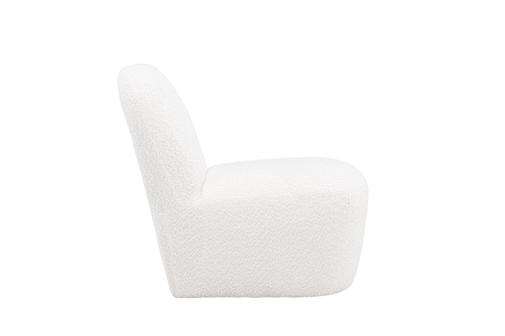 Venture Home Mahla Lounge Chair - White Boucle /
