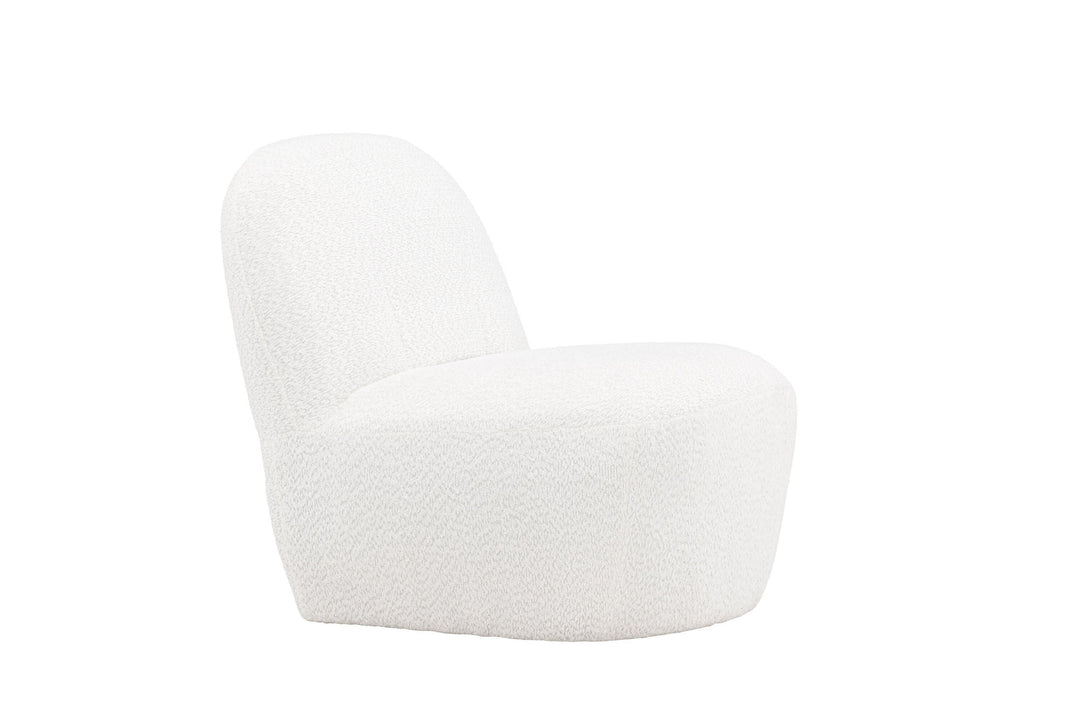 Venture Home Mahla Lounge Chair - White Boucle /