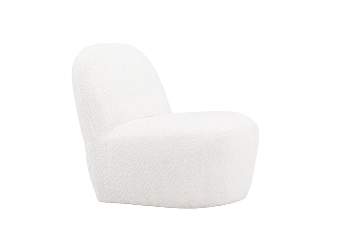 Venture Home Mahla Lounge Chair - White Boucle /