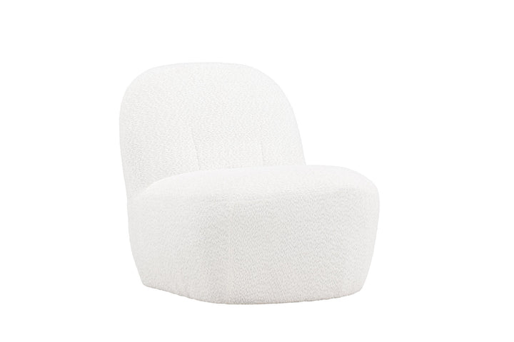 Venture Home Mahla Lounge Chair - White Boucle /
