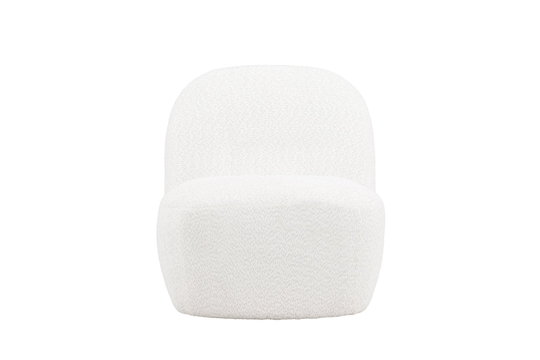 Venture Home Mahla Lounge Chair - White Boucle /